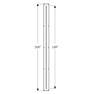 Bâti-support Geberit Duofix pour séparation de douche pour douche de plain-pied - GEBERIT 111.596.00.1 