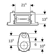 Kit coupe-feu bâti-support Geberit Duofix WC Sigma 12 cm EI90 - GEBERIT 111.863.00.1 