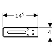 Support Geberit Duofix pour fixation de canalisations - GEBERIT 111.891.00.1 