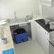 Bac à graisse mobile Eco-Graisse 24 L avec débourbeur - WATERMATIC OPWECOGR24
