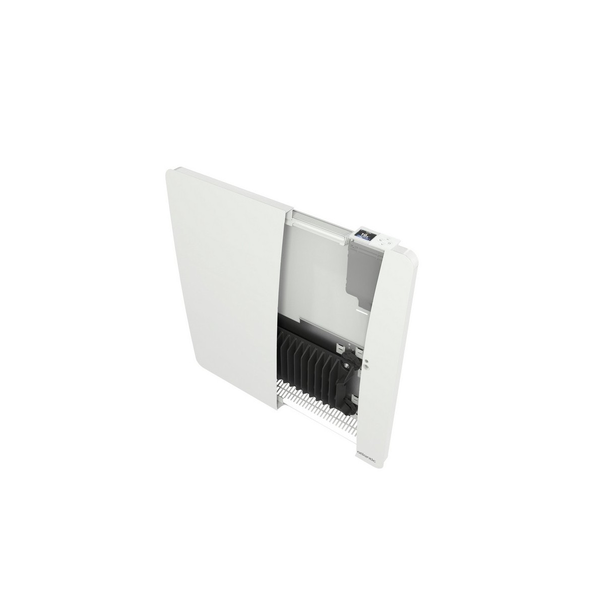 Corps de chauffe ATLANTIC Radiateur vertical électrique fonte Nirvana plus connecté blanc