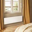 Radiateur Plinthe Fonte NIRVANA + 1000W Blanc - Atlantic 529936