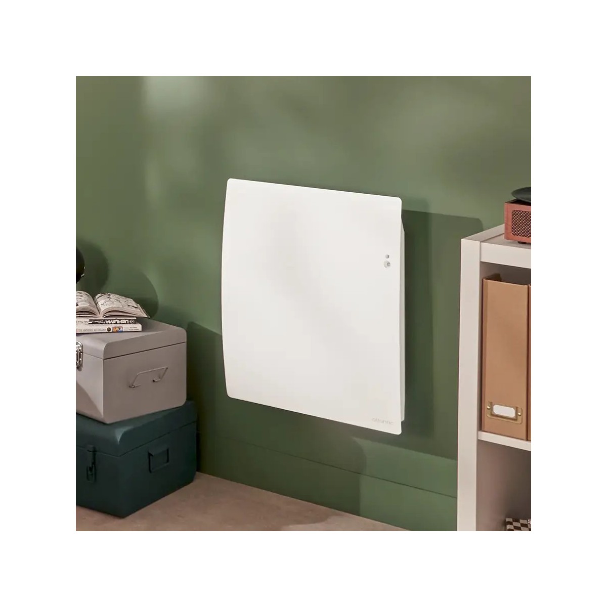 Radiateur électrique connecté Agilia+ horizontal 1000W Blanc Carat - ATLANTIC 503128