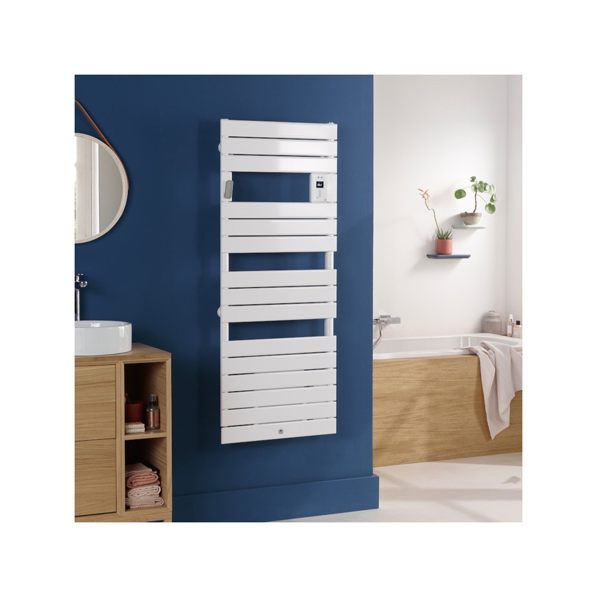 Sèche-serviettes électrique RIVIERA 2 750W Blanc brillant - THERMOR 498216