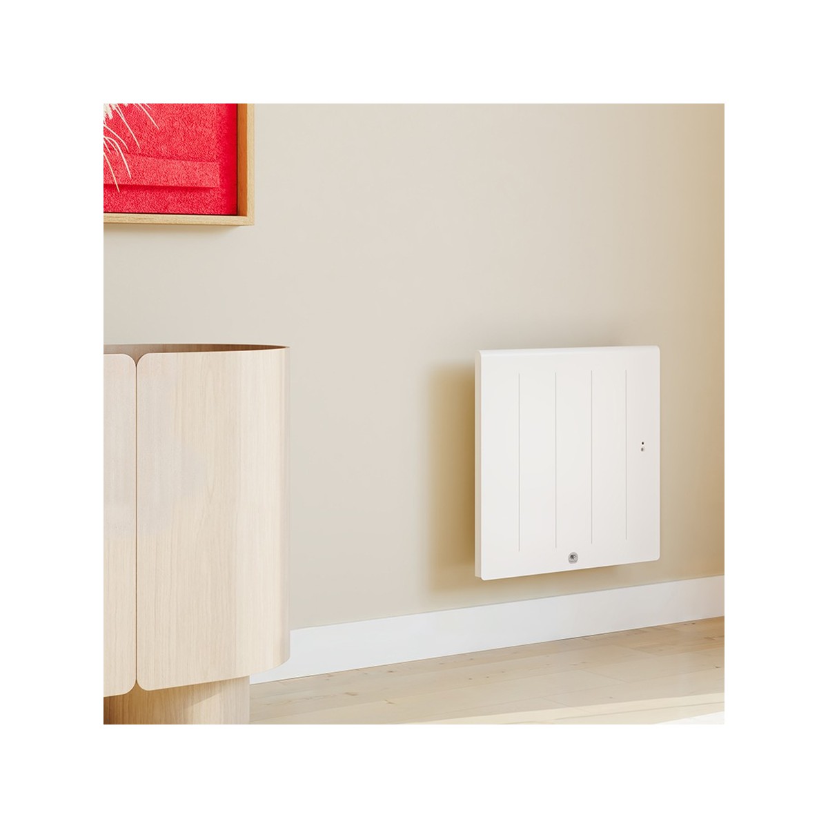 Radiateur electrique Fonte chaleur douce KENYA 5 Horizontal 750W Blanc - THERMOR 414728
