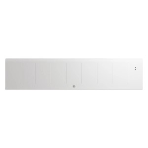 Radiateur electrique Fonte chaleur douce KENYA 5 Plinthe 1500W Blanc - THERMOR 414740