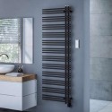 Sèche-serviette ACOVA MANAVA asymétrique droite électrique 300W Largeur 40cm IHD TMVSR030040EDAF
