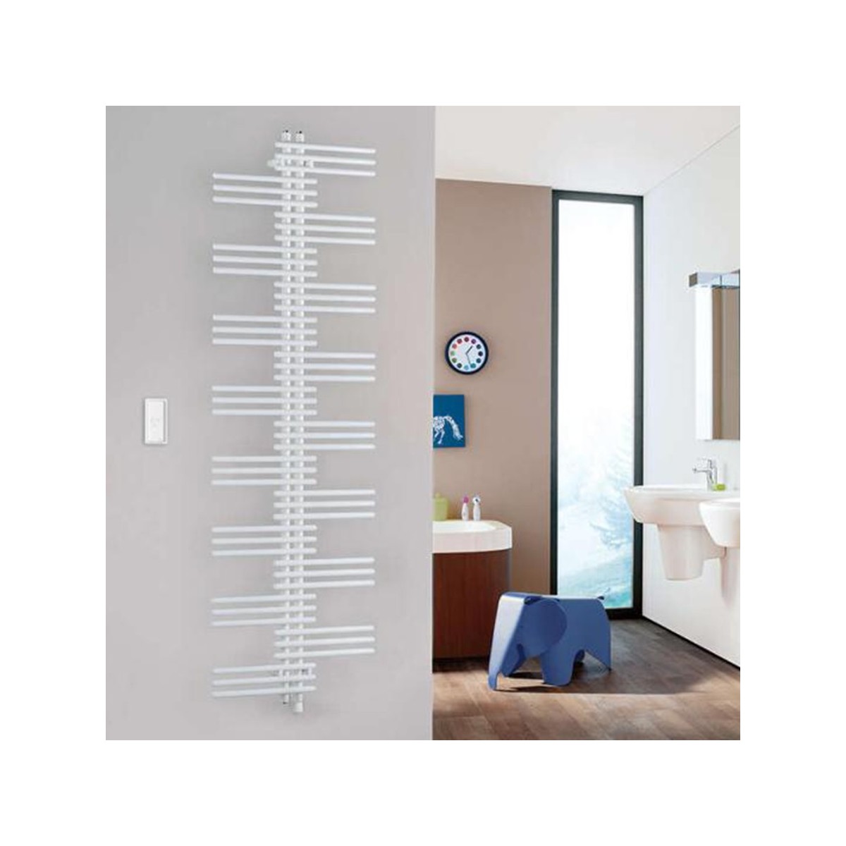 Sèche-serviette ACOVA MANAVA électrique 400W Largeur 60cm IHD TMVSS040060EDAF