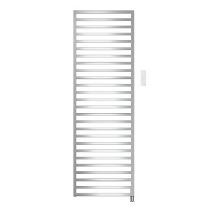 Radiateur électrique vertical ACOVA KADRANE Chromé 300W IHD inertie fluide TKACS030040EDAF