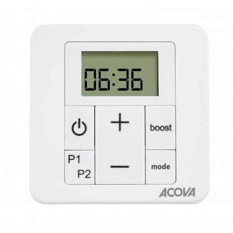 Sèche-serviette ACOVA -  Fassane Spa Twist asymétrique à gauche electrique 750W - TFLT075-055/GF