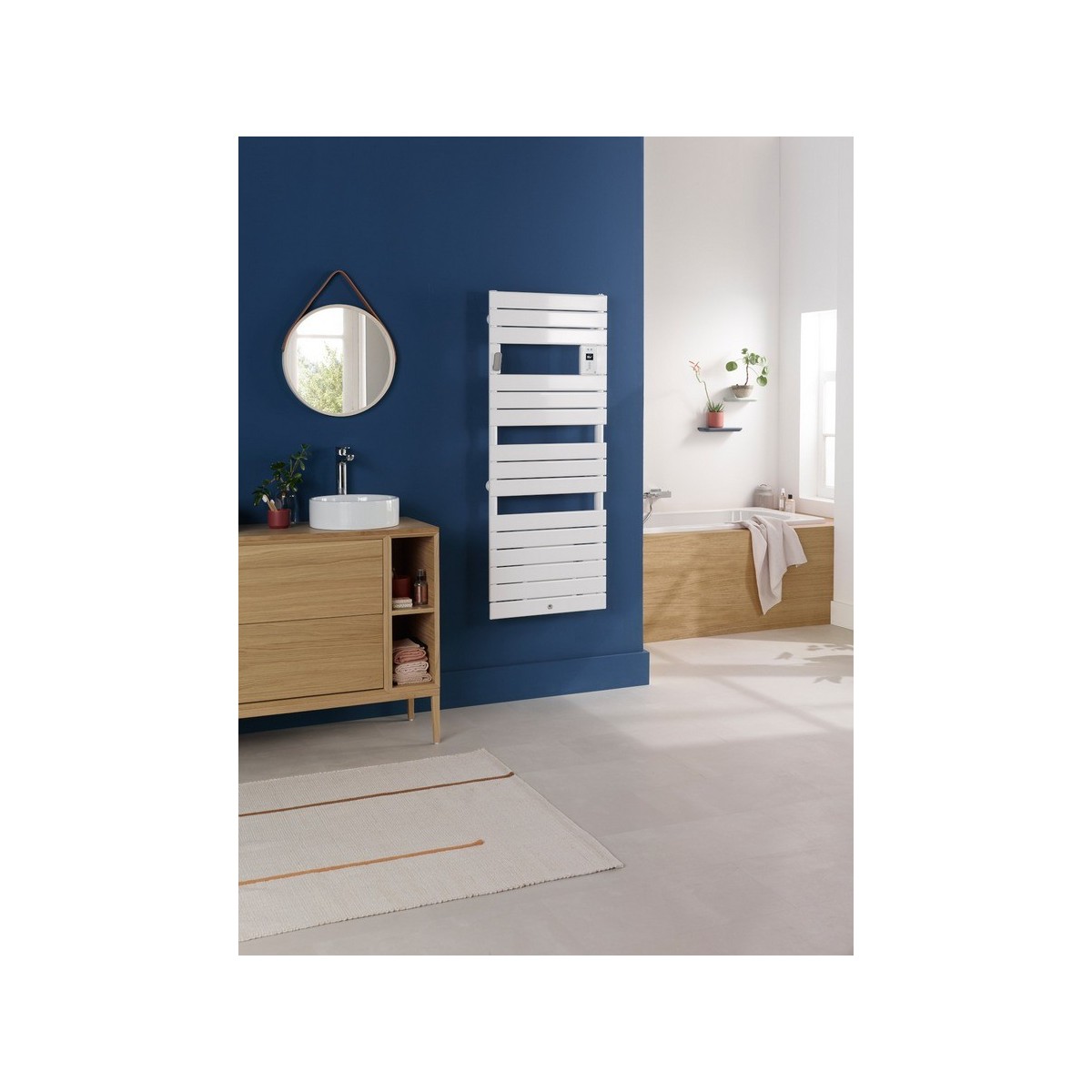 Sèche-serviettes électrique RIVIERA 2 500W Blanc brillant - THERMOR 498215