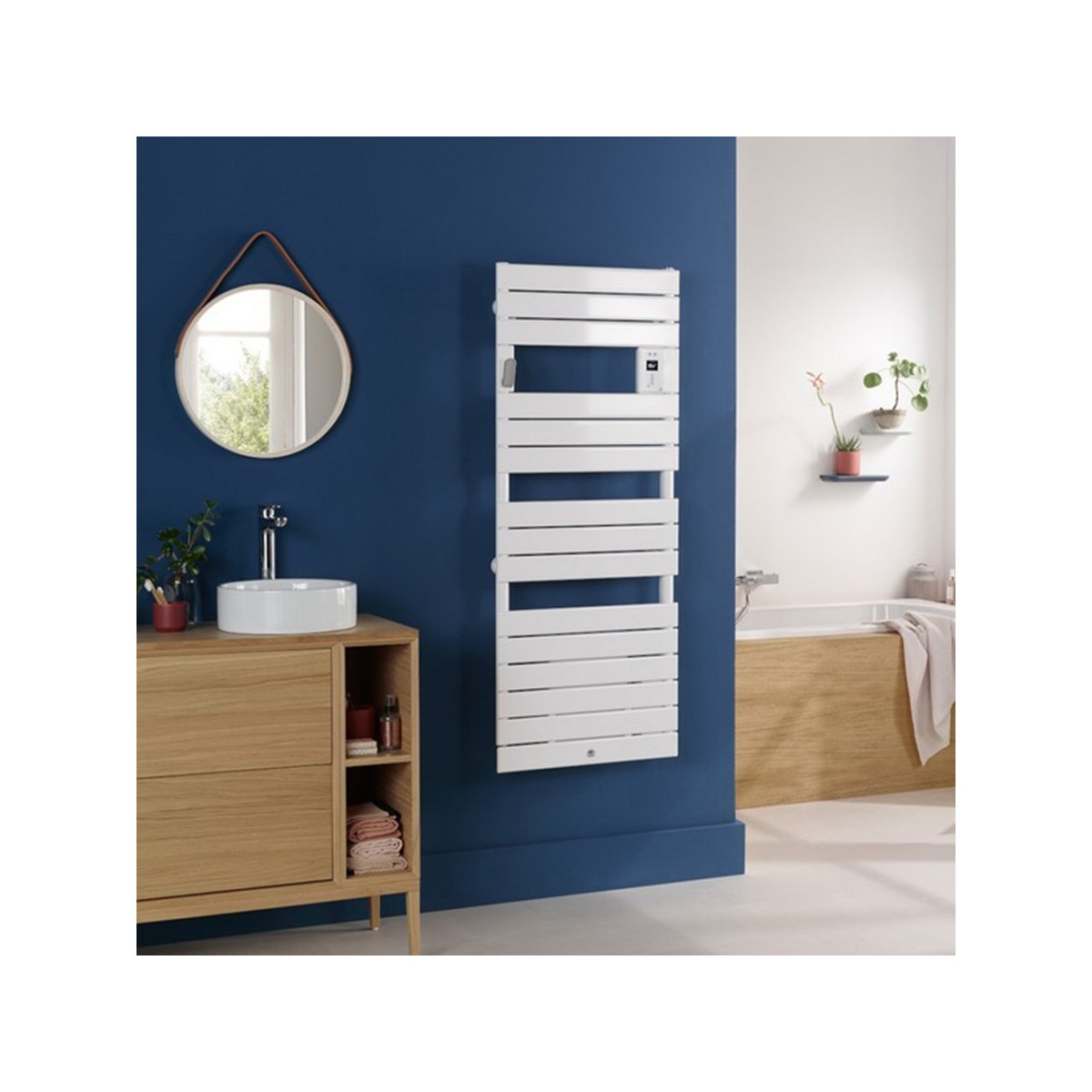 Sèche-serviettes électrique RIVIERA 2 500W Blanc brillant - THERMOR 498215