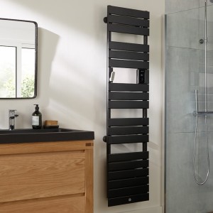 Sèche-serviettes électrique RIVIERA 2 500W Noir carbone - THERMOR 497528