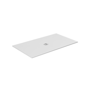 CRISTINA Receveur de douche céramique recoupable blanc coton 160x90