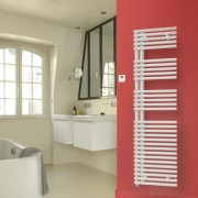 Sèche-serviette ACOVA CALA Asymétrique à Gauche électrique 500W White Matt 0556 TLNL-050-50/GFC0556