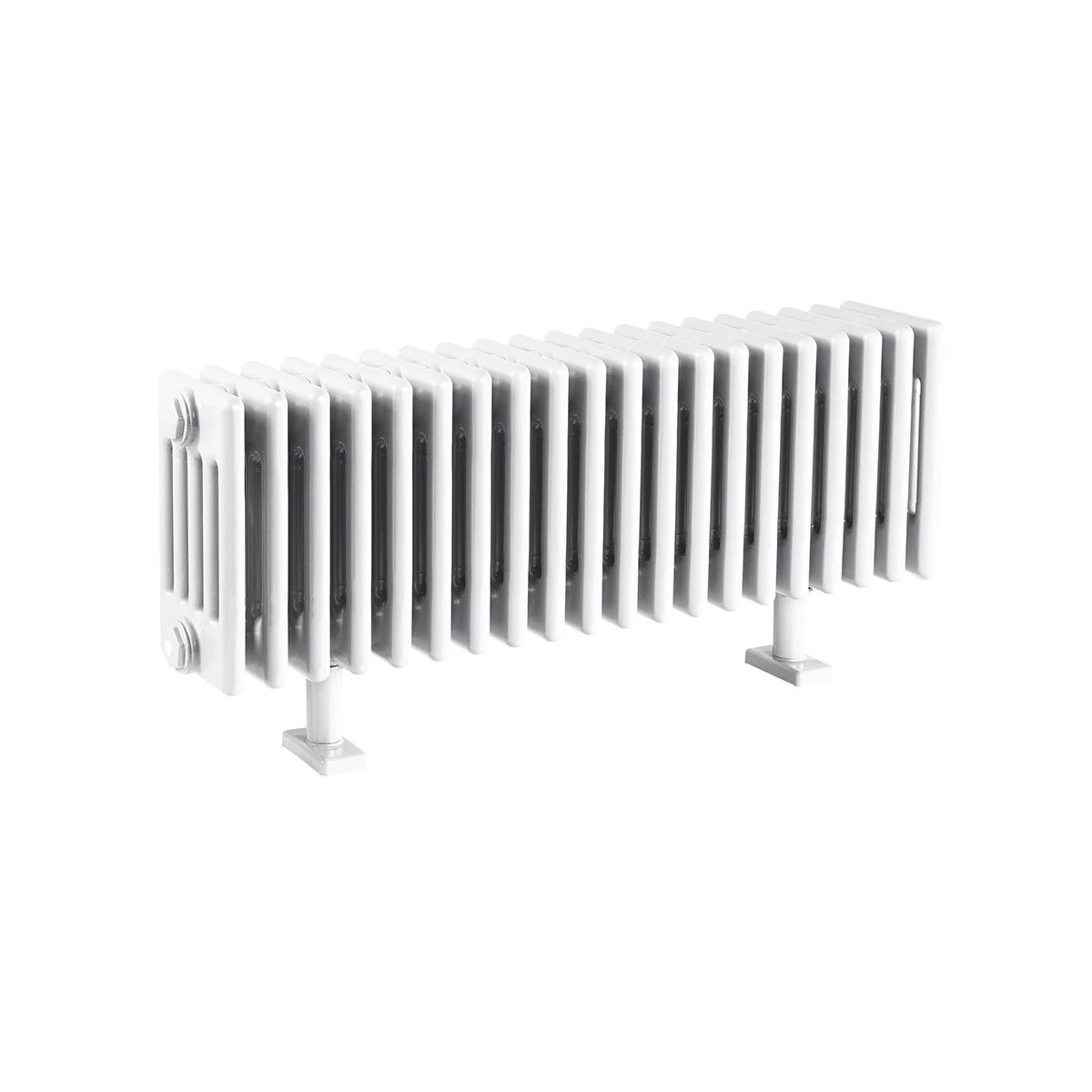 Radiateur eau chaude plinthe VUELTA 724W ACOVA Pure White RAL9010 M6C5-14-030C-9010