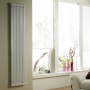 Radiateur eau chaude vertical VUELTA 1736W White Matt 0556 - ACOVA M2C2-14-180C0556