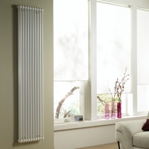 Radiateur eau chaude vertical VUELTA 1736W White Matt 0556 - ACOVA M2C2-14-180C0556