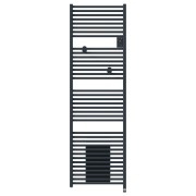 Sèche-serviettes THERMOR électrique connecté 2000W (1000W+1000W) RIVA 5 soufflant Gris ardoise 471642