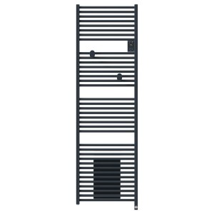 Sèche-serviettes THERMOR électrique connecté 2000W (1000W+1000W) RIVA 5 soufflant Gris ardoise 471642