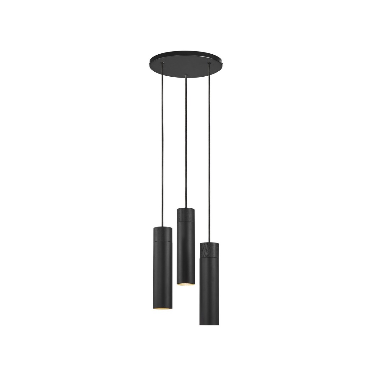 Suspension TILO X3 Métal Noir GU10 - NORDLUX 2410473003 