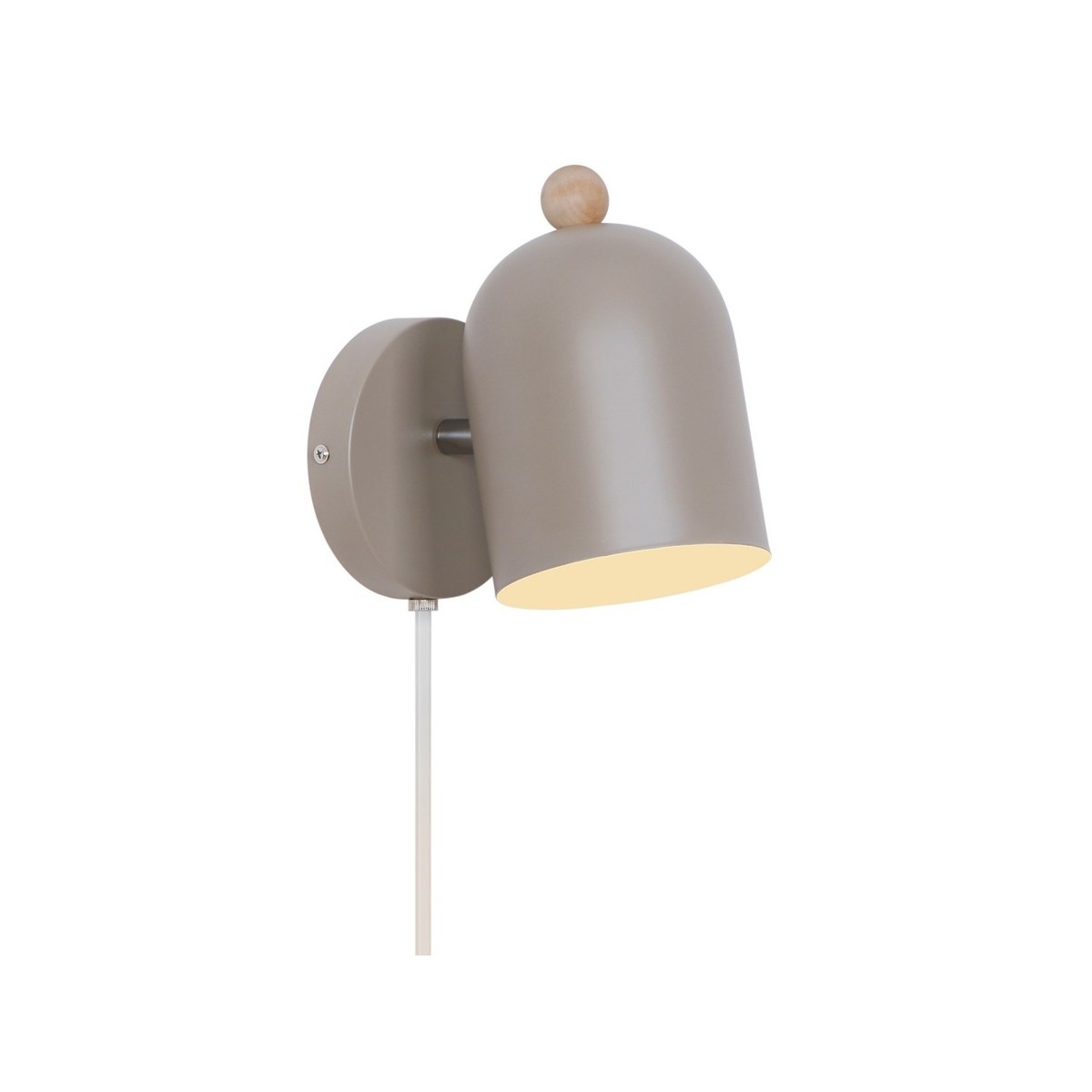 Applique murale GASTON Métal Marron clair E27 - NORDLUX 2412671018 