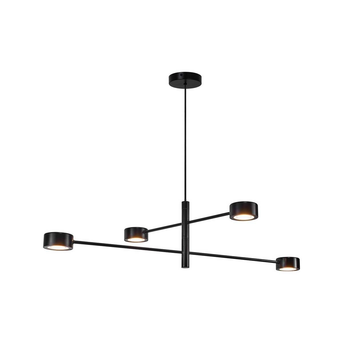 Suspension CLYDE V2 Métal Noir LED Module Inclus - NORDLUX 2512773003 