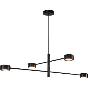 Suspension CLYDE V2 Métal Noir LED Module Inclus - NORDLUX 2512773003 