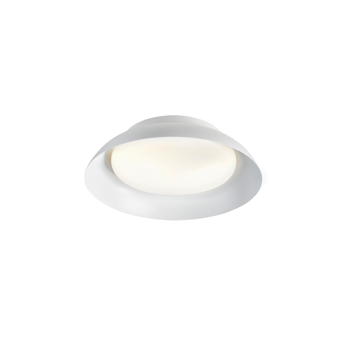 Plafonnier Nivora 38 Métal Blanc E27 - NORDLUX 2610156001 