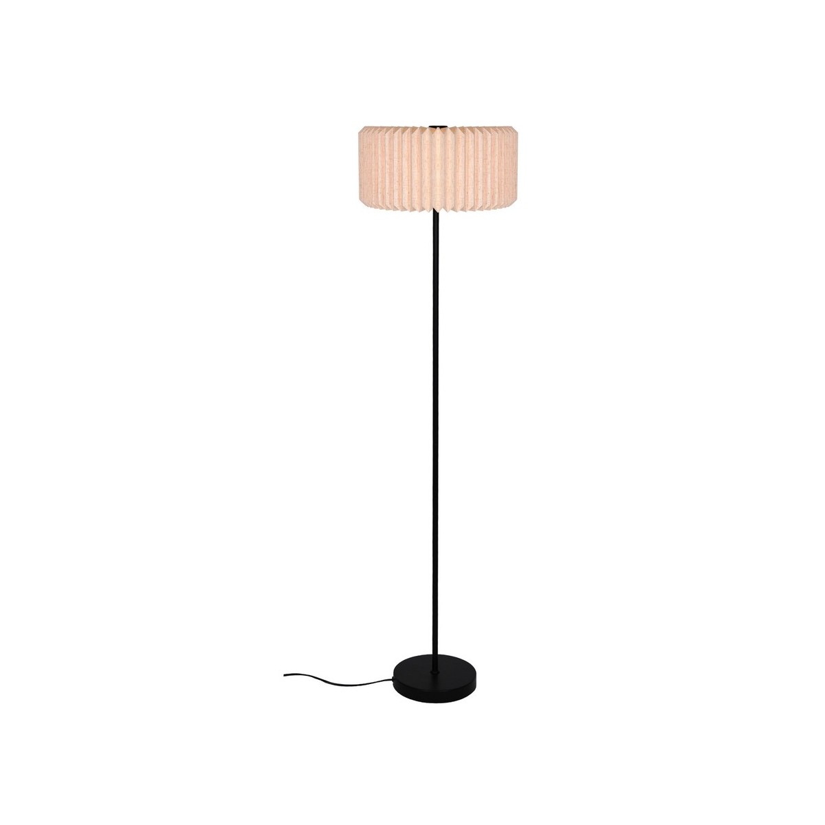 Lampadaire VIVIENNE Textile Noir E27 - NORDLUX 2612284003 