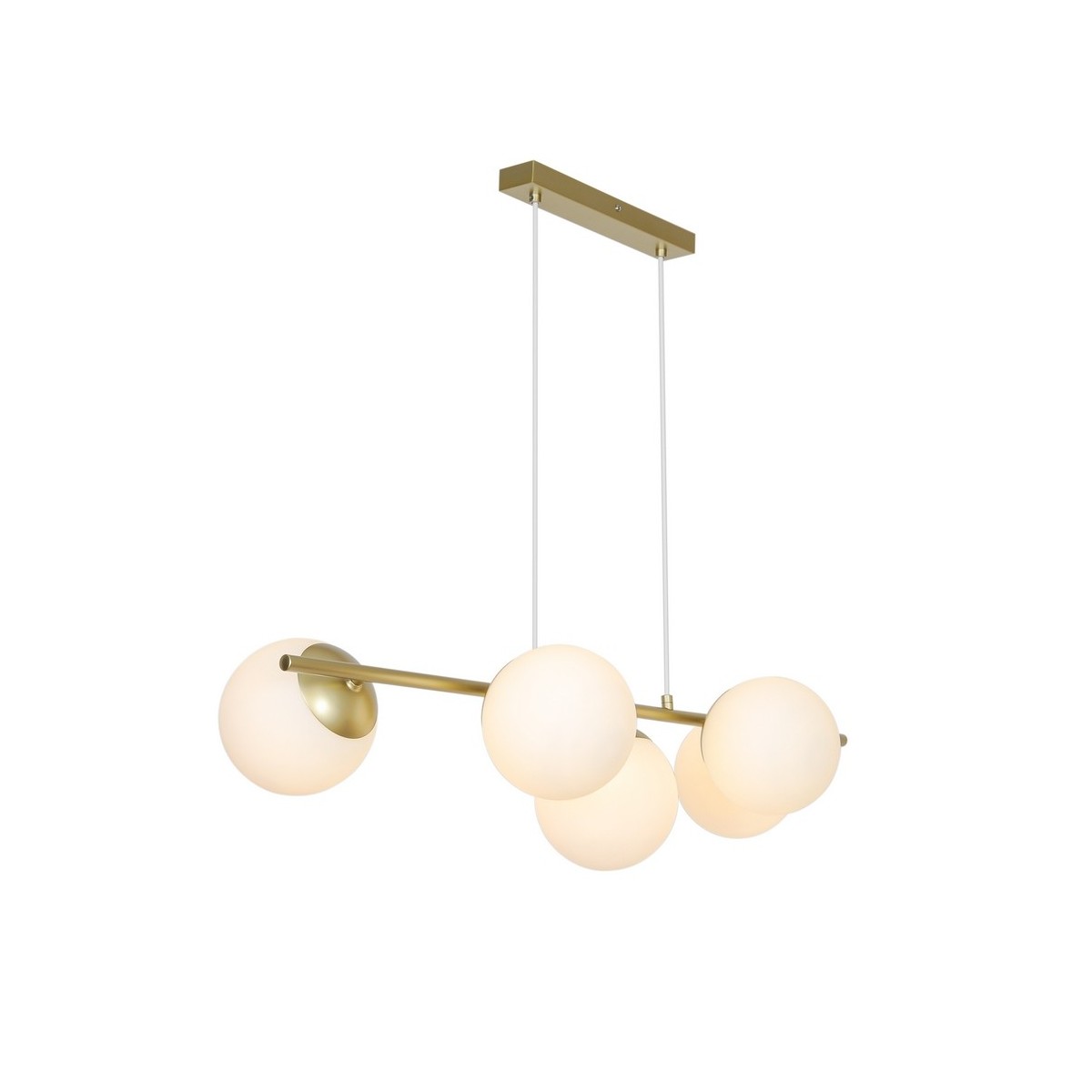 Suspension LILLY 5 spot Métal Laiton E14 - NORDLUX 2612623035 