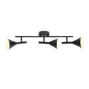 Plafonnier KELVIS 3 spot Métal Noir GU10 - NORDLUX 2612706003 