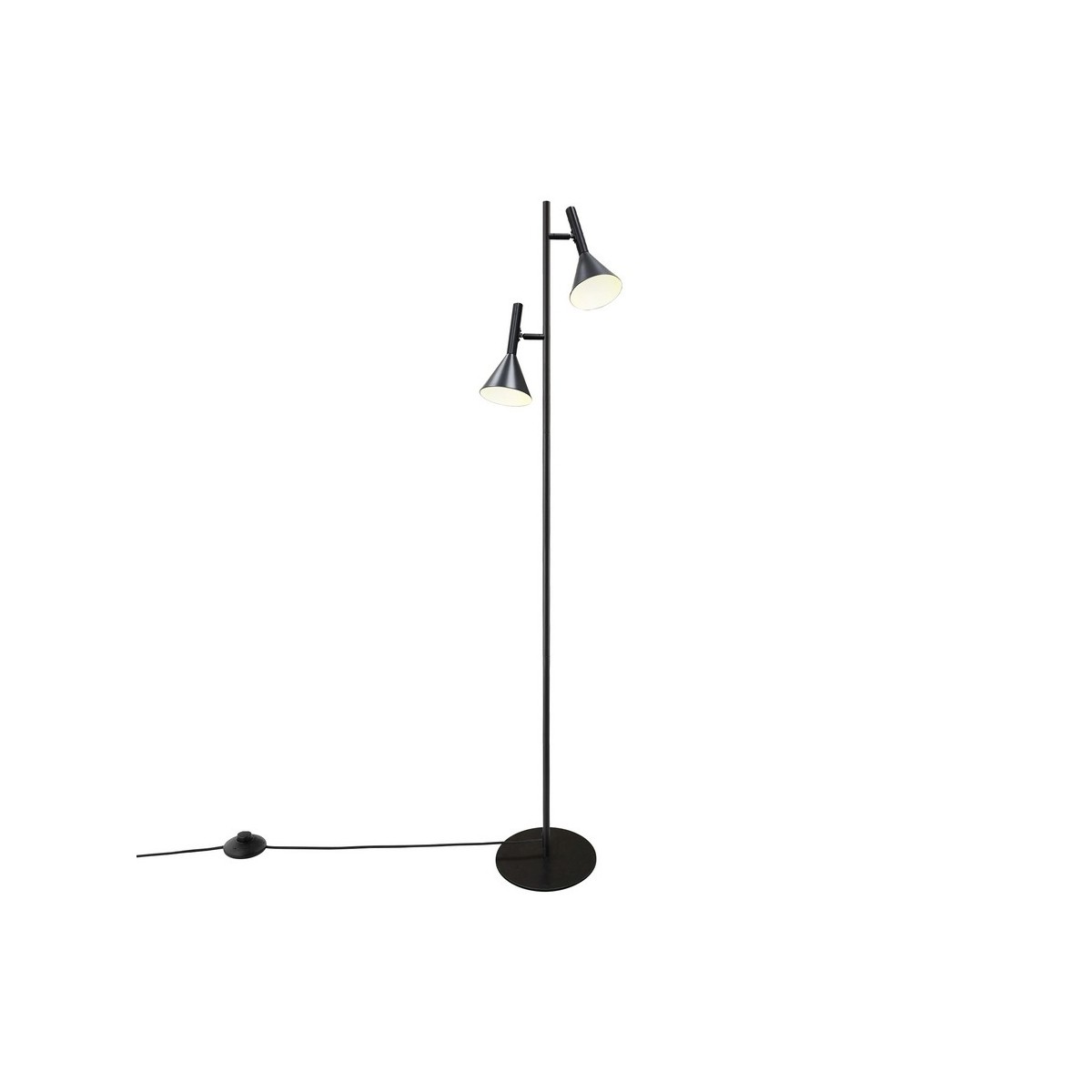 Lampadaire KELVIS Métal Noir GU10 - NORDLUX 2612784003 