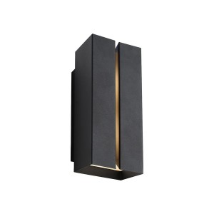 Applique murale double Clarini Métal Seaside noir E27 - NORDLUX 2618151203 