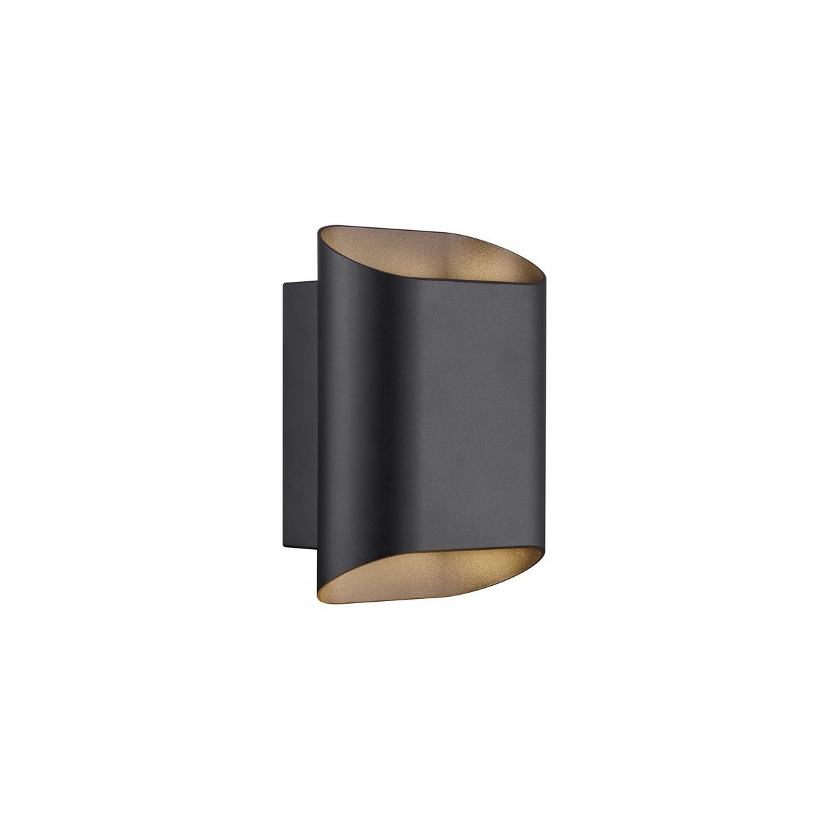 Applique murale double NICO 22 Round Maxi Métal Noir GU10 - NORDLUX 2618191003 
