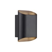 Applique murale double NICO 22 Round Maxi Métal Noir GU10 - NORDLUX 2618191003 