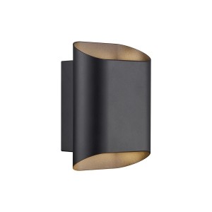 Applique murale double NICO 22 Round Maxi Métal Noir GU10 - NORDLUX 2618191003 