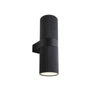 Applique murale double KYKLOP Ripple Maxi Métal Noir E27 - NORDLUX 2618231003 