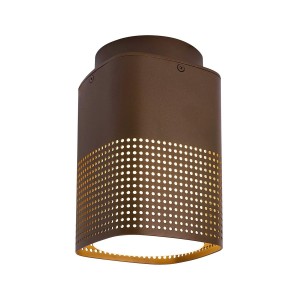 Plafonnier Sidara Aluminium Seaside marron metallise E27 - NORDLUX 2618406218 