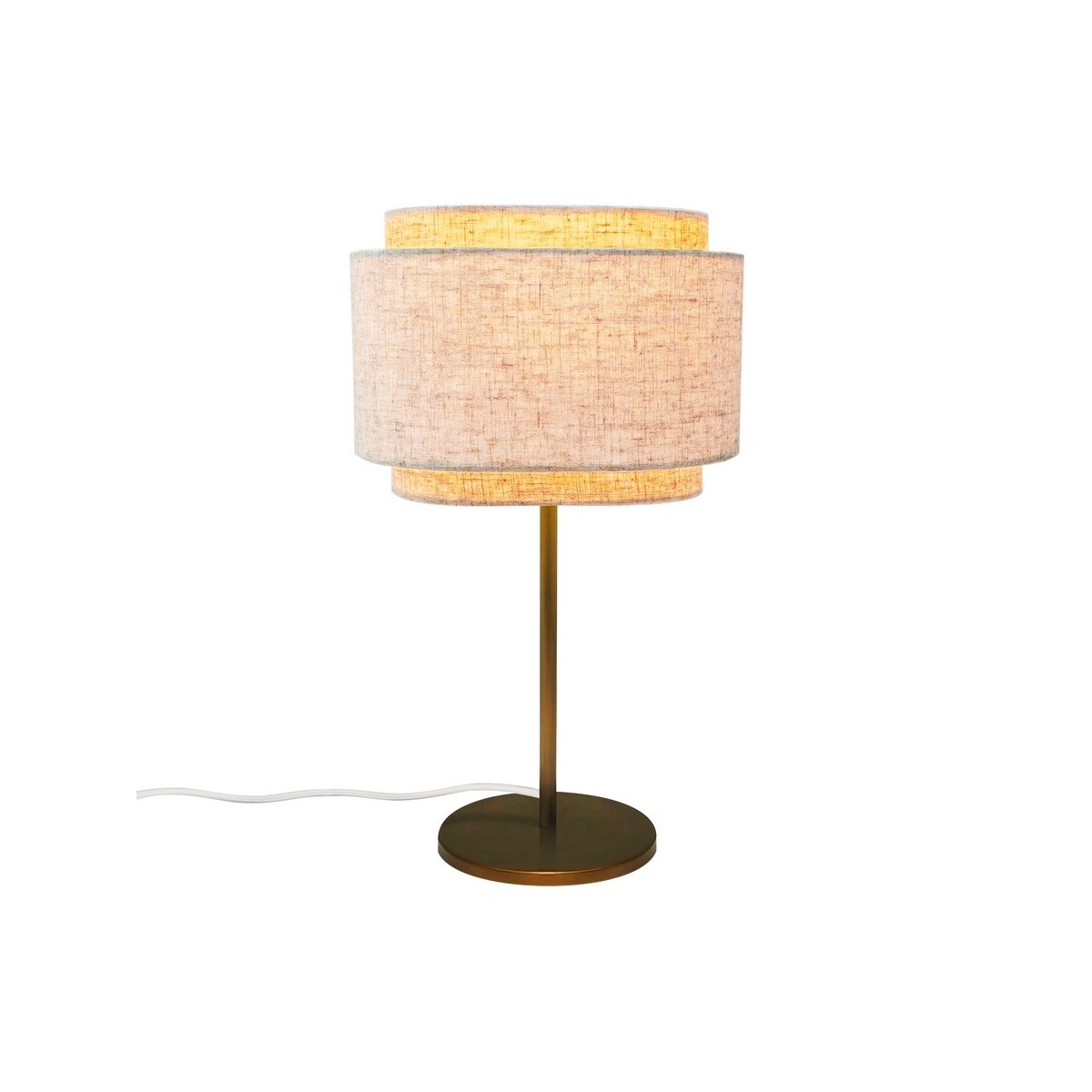 Lampe à poser TAKAI Textile Beige E27 - DESIGN FOR THE PEOPLE 2620015018 