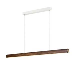 Suspension Akeno Bois Marron LED Intégré - DESIGN FOR THE PEOPLE 2620113014 