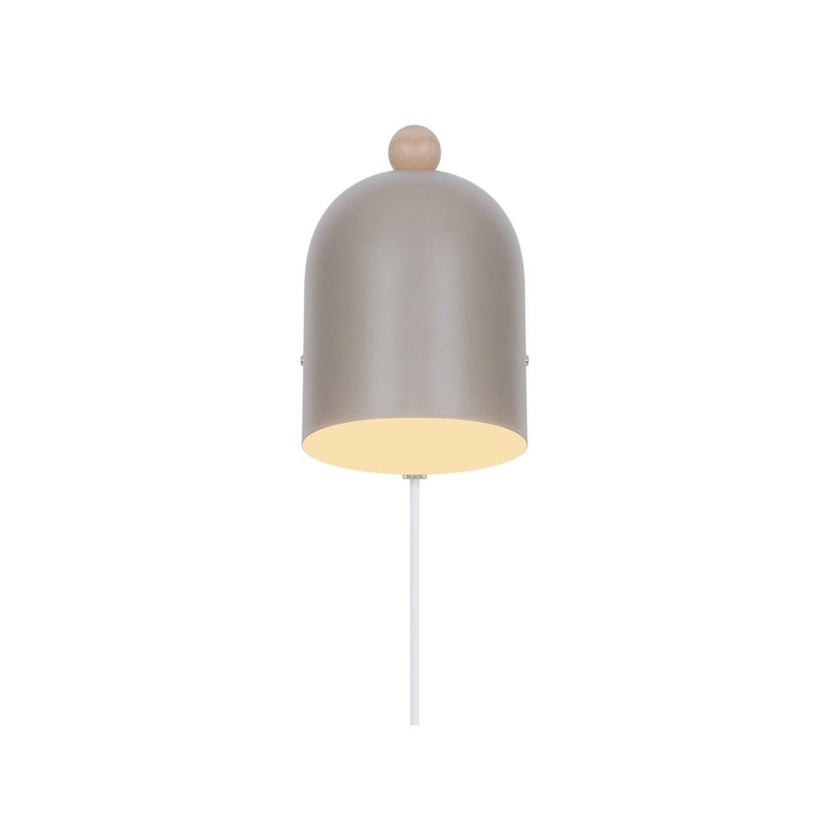Applique murale GASTON Métal Marron clair E27 - NORDLUX 2412671018 