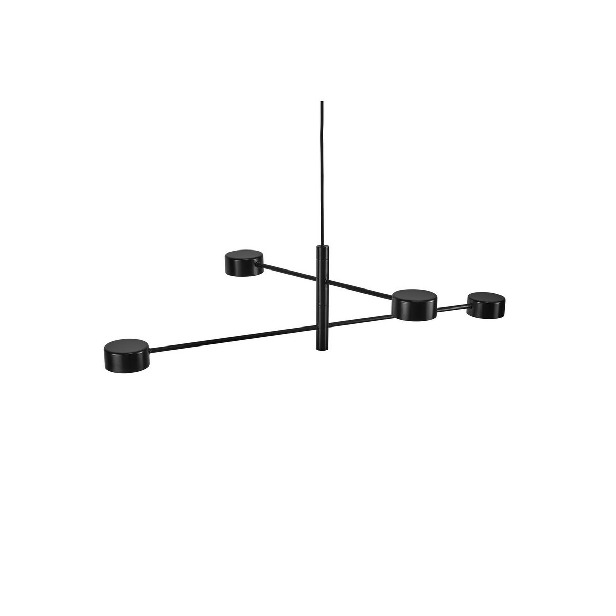 Suspension CLYDE V2 Métal Noir LED Module Inclus - NORDLUX 2512773003 