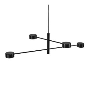 Suspension CLYDE V2 Métal Noir LED Module Inclus - NORDLUX 2512773003 