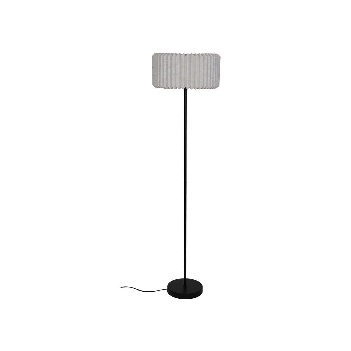 Lampadaire VIVIENNE Textile Noir E27 - NORDLUX 2612284003 