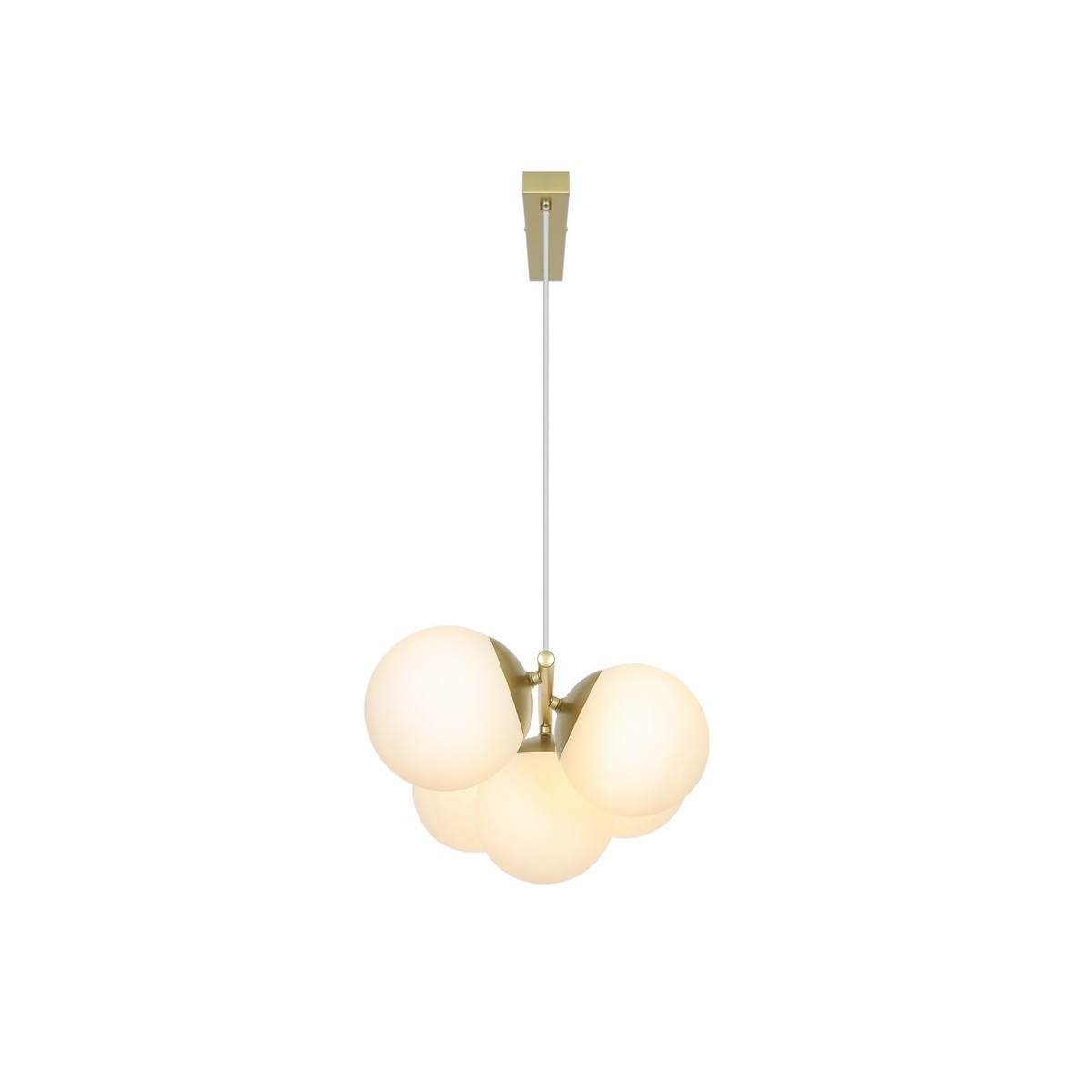 Suspension LILLY 5 spot Métal Laiton E14 - NORDLUX 2612623035 