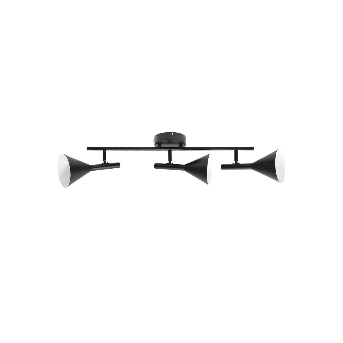 Plafonnier KELVIS 3 spot Métal Noir GU10 - NORDLUX 2612706003 