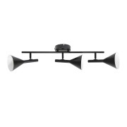 Plafonnier KELVIS 3 spot Métal Noir GU10 - NORDLUX 2612706003 