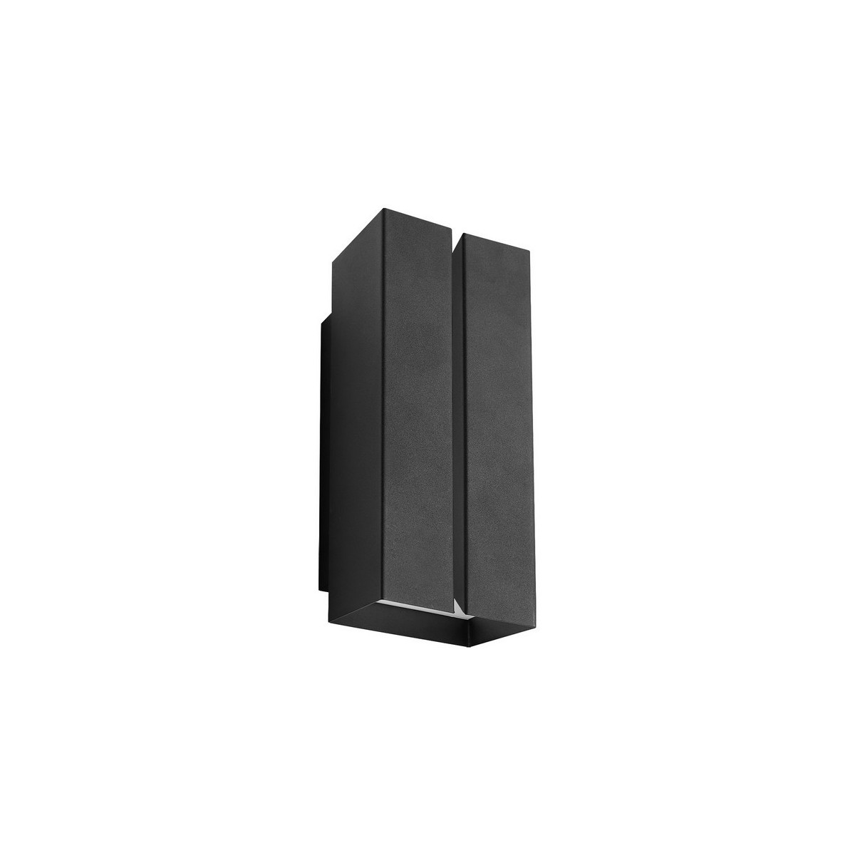 Applique murale double Clarini Métal Seaside noir E27 - NORDLUX 2618151203 