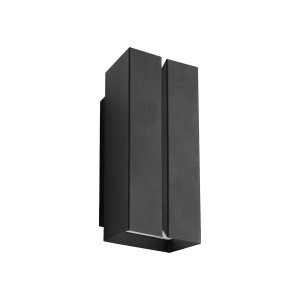 Applique murale double Clarini Métal Seaside noir E27 - NORDLUX 2618151203 